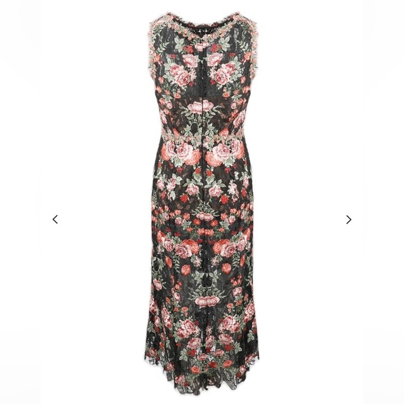 MARCHESA***Floral Guipure Lace Midi Dress***US 6 $795 - Picture 5 of 5